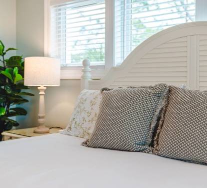 Beautifully Appointed Bedrooms Create a Relaxing Environment