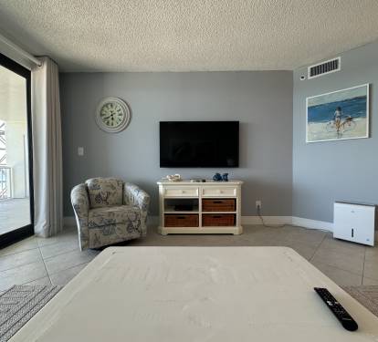 Living room TV is a Samsung Smart TV with DishNet Service and all the apps.