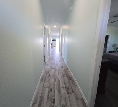 hallway from back of home