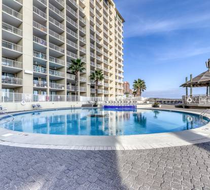 Outdoor pool with great views and shade gazebo.    Pool re-opens 5/23/2025 (update 5/16/2025)