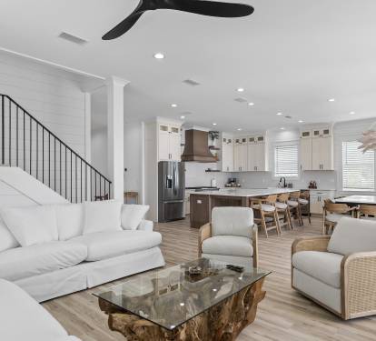 Professionally decorated living area (Second Floor)