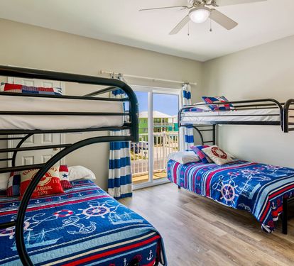2 twin over full bunk beds