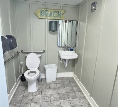 Indoor Pool Bathroom
