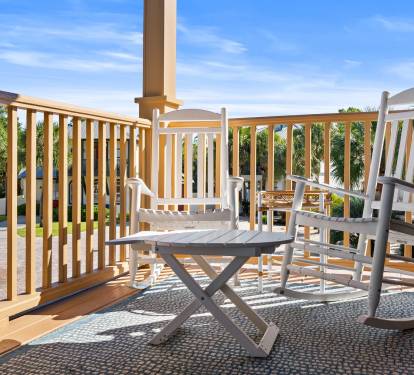Spacious Covered Porch Perfect for Entertaining