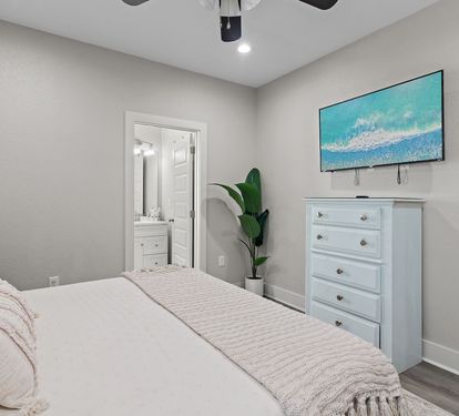 Bedroom #4: King Suite (Second Floor)