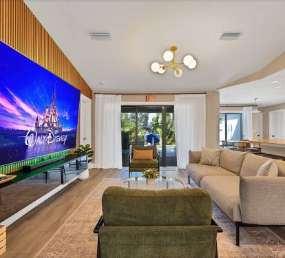 Enjoy movie nights or quiet mornings in this open, comfortable living space.