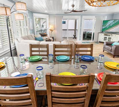 Dining and Living Room Area