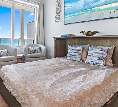 Queen Murphy bed in living room for additional sleeping