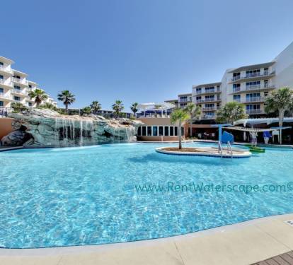 Waterfalls in the Pool