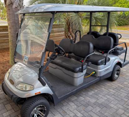 Designed for convenience and coastal adventure, the included street-legal golf cart adds an extra touch of luxury to your stay.