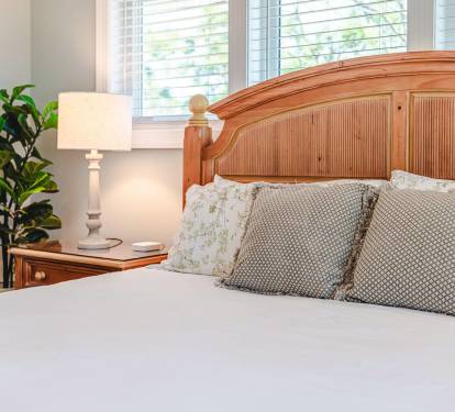 Beautifully Appointed Bedrooms Create a Relaxing Environment