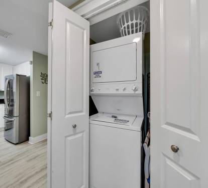 In-unit washer and dryer