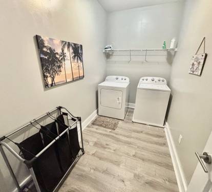 Large laundry room