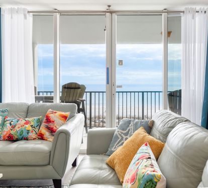 ??? "Relax in Style. The living area features two comfortable leather couches, a recliner, and a large smart TV—perfect for movie nights, cozy conversations, or simply unwinding after a day at