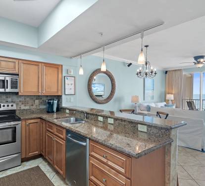 Well equipped kitchen