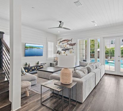 Spacious Open Layout with French Doors to the Pool