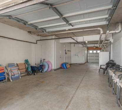 Garage With Extra Fridge