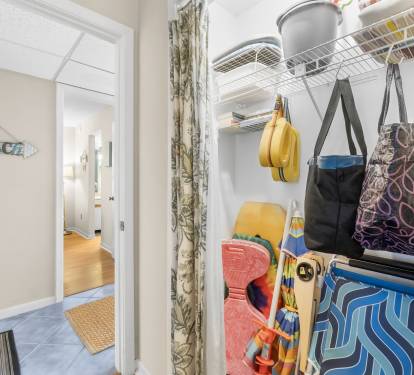 Beach Lending Closet Included