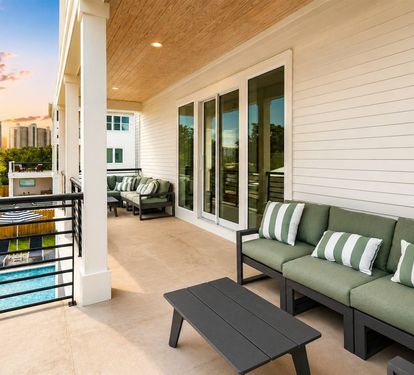 Seamless Indoor-Outdoor Living with Pool Views