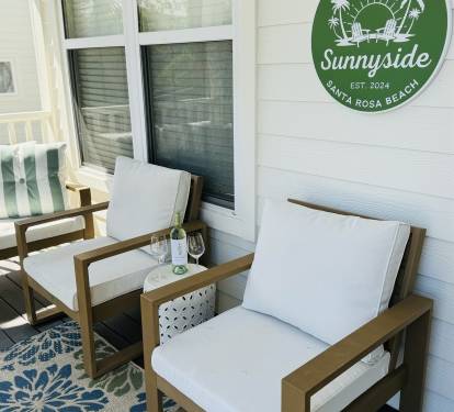 The front porch is a great place to relax and reflect on a great day