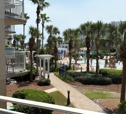 Gulf view from balcony