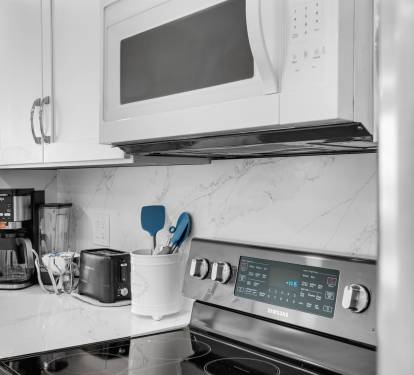 Appliances and coffee station