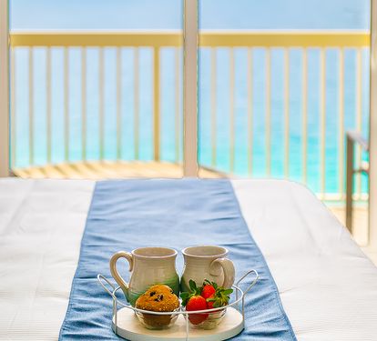 Breakfast in bed with stunning Gulf View