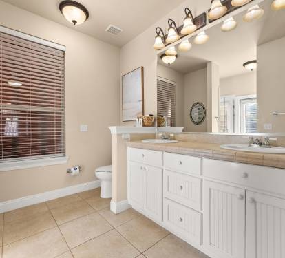 Primary Bath Retreat with Double Vanity