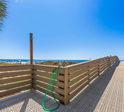 Rinse Station from Beach