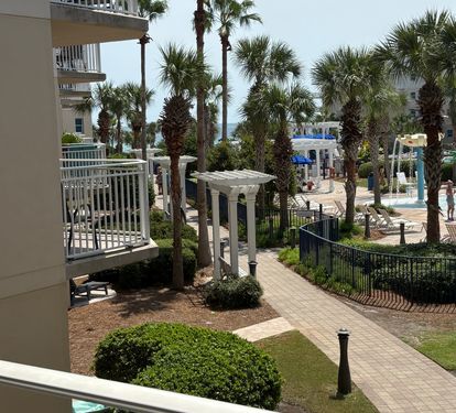 Gulf view from balcony