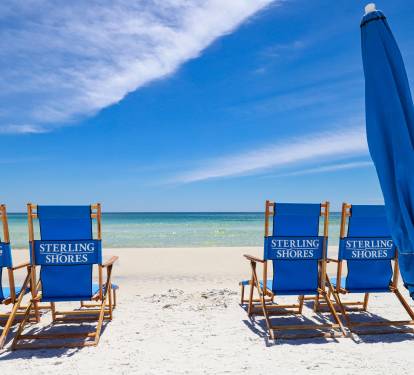 Beach chair rentals available