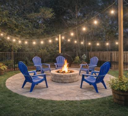 Evenings under the stars are better with a crackling fire, a glass of wine, and toasted marshmallows. Guest reviews, “Evenings outside were one of our favorite parts of the stay.”