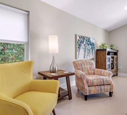 Cozy seating area