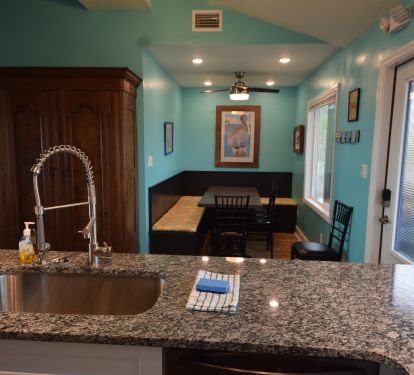 Dining area off of the kitchen