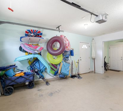Garage with Pool Toys