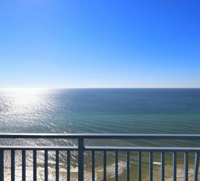 Look at that picturesque emerald water.  PCB has one of the most beatiful beaches in the world.