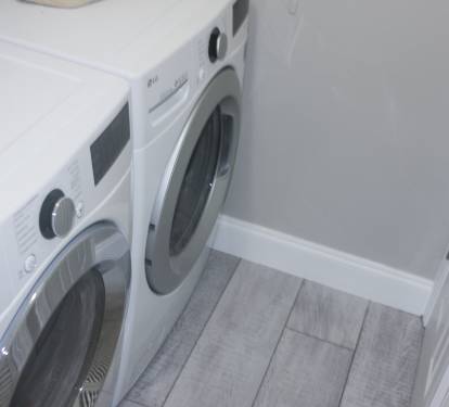 Laundry Room with LG Washer and Dryer