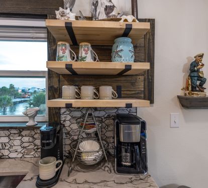 Coffee station with pod and drip coffee maker