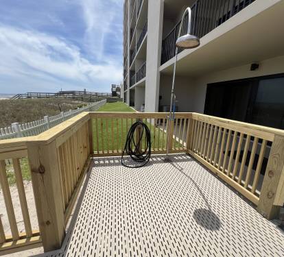 New Shower Area