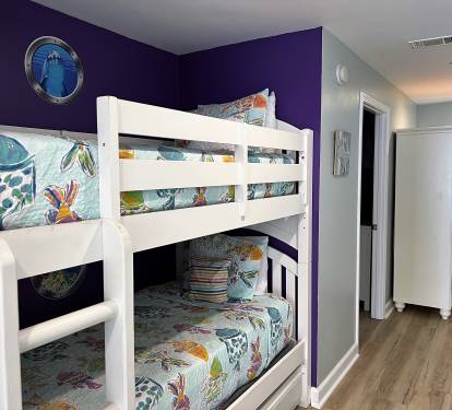 Wardrobe cabinet & under-bunk storage
