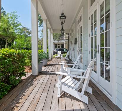 Enjoy the front porch in one of the many chairs
