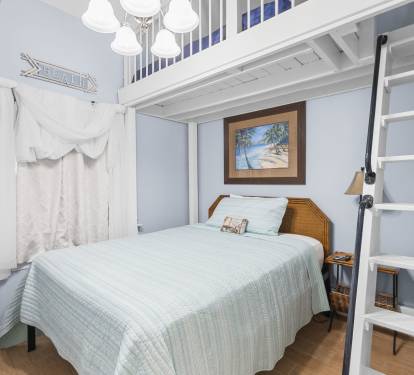 Guest Bedroom with loft