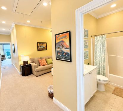 3rd Level Seating Area/Guest Bathroom