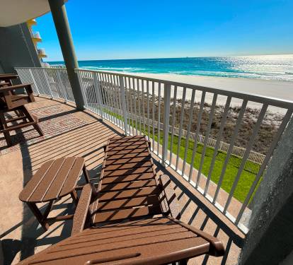 New adjustable Polywood sun lounger and side table set.