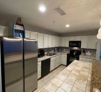 Fully stocked kitchen