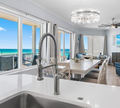  gourmet kitchen with quartz countertops