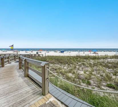 Steps from the beach over our Dunes.