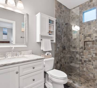 Master Bathroom on main level
