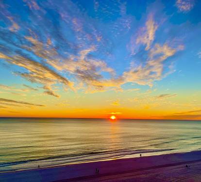 Sunset from your private balcony are spectacular