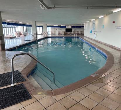 Huge heated indoor pool